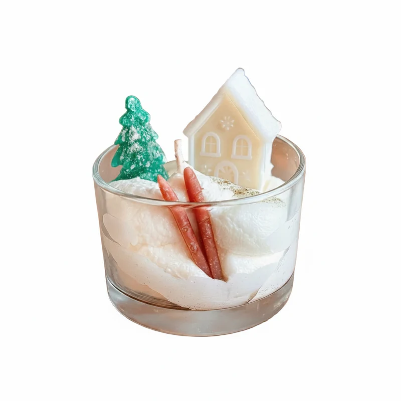 Bougie Verrine « Week-end à Courchevel » 160g – Savonnerie de Bormes
