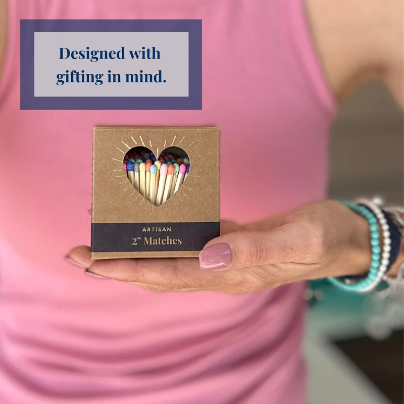 2" Matches in Mini Cloche - Various Colors
