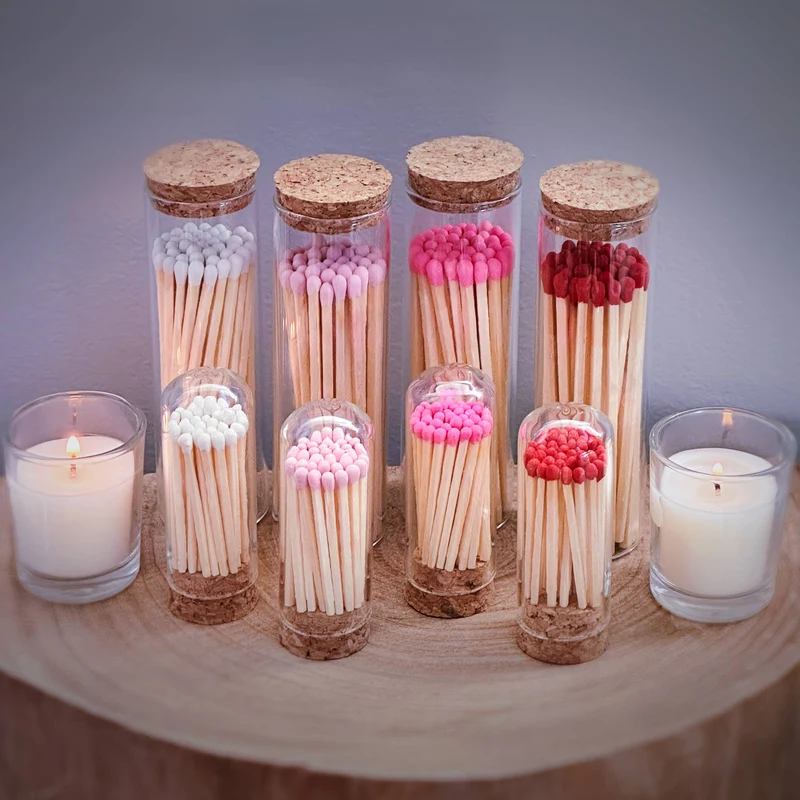 2" Matches in Mini Cloche - Various Colors