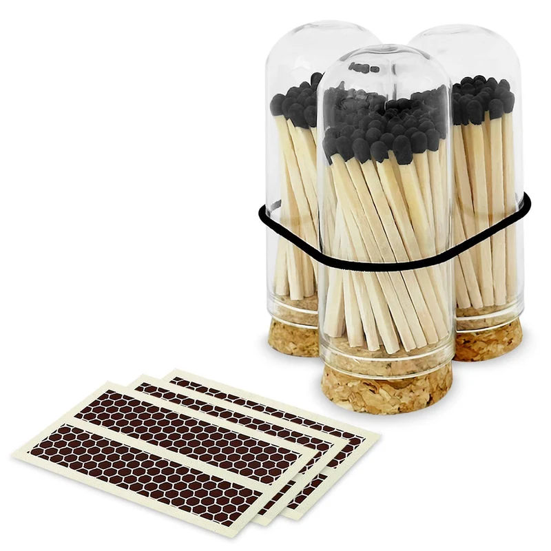 2" Matches in Mini Cloche - Various Colors