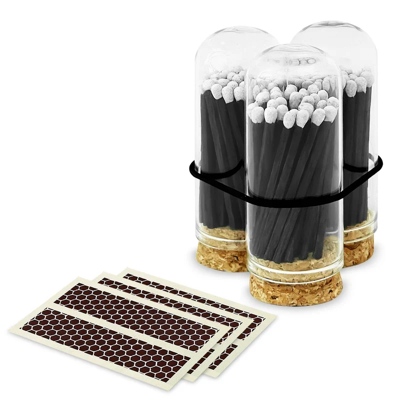 2" Matches in Mini Cloche - Various Colors