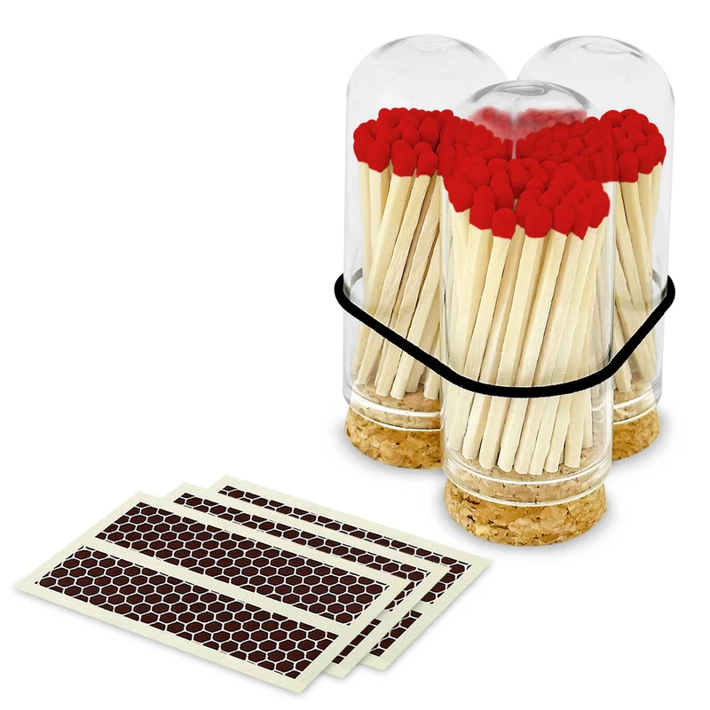 2" Matches in Mini Cloche - Various Colors