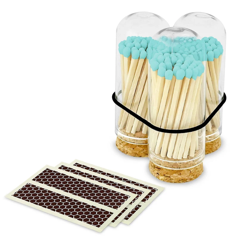 2" Matches in Mini Cloche - Various Colors