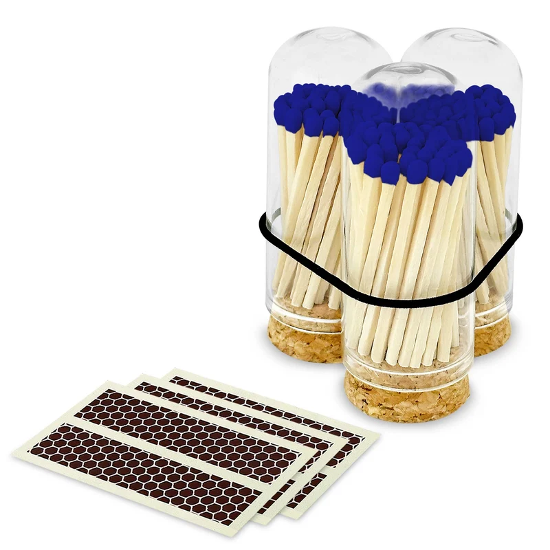 2" Matches in Mini Cloche - Various Colors