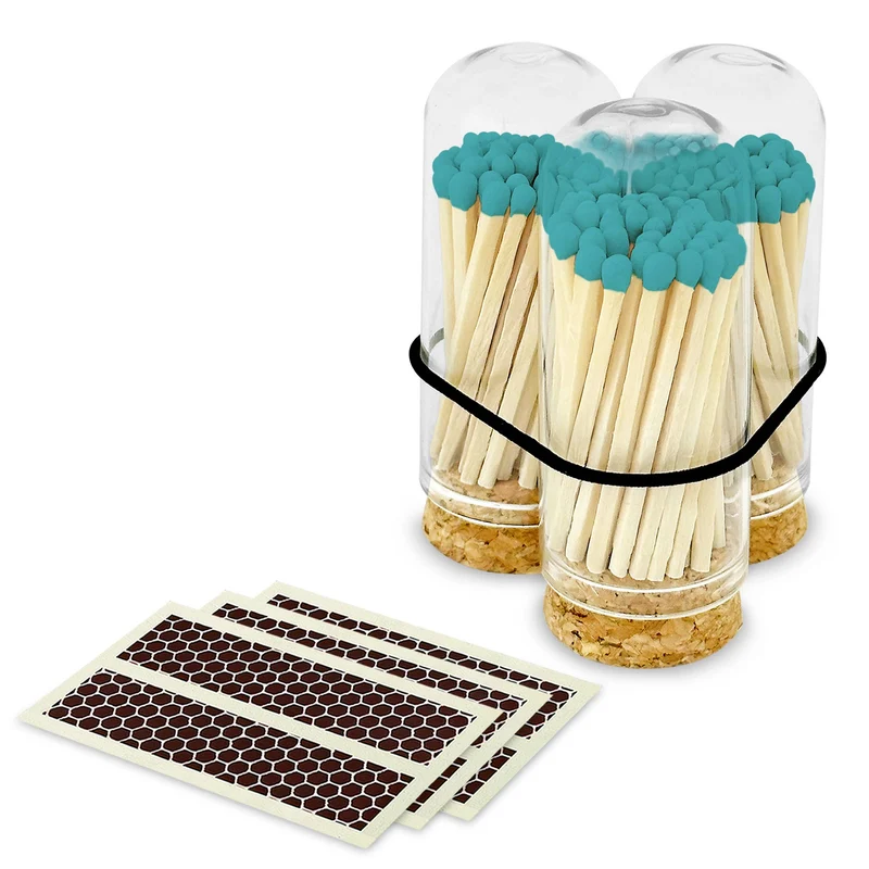 2" Matches in Mini Cloche - Various Colors