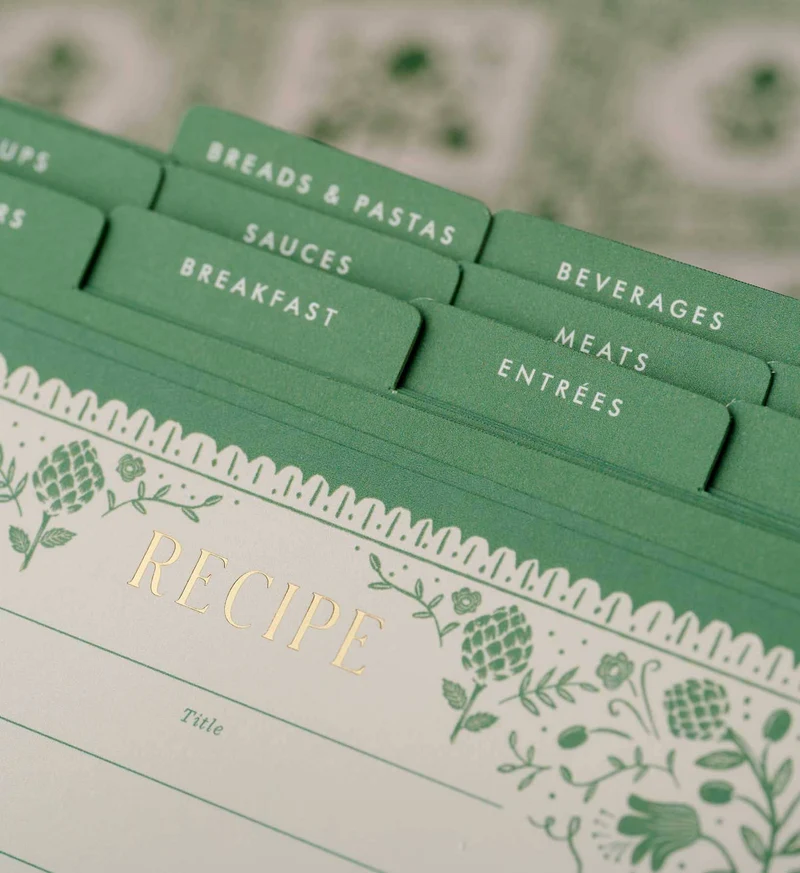 Rifle Paper Co. Artichoke Recipe Tin