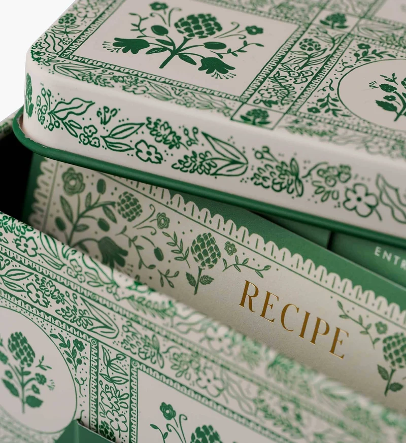 Rifle Paper Co. Artichoke Recipe Tin