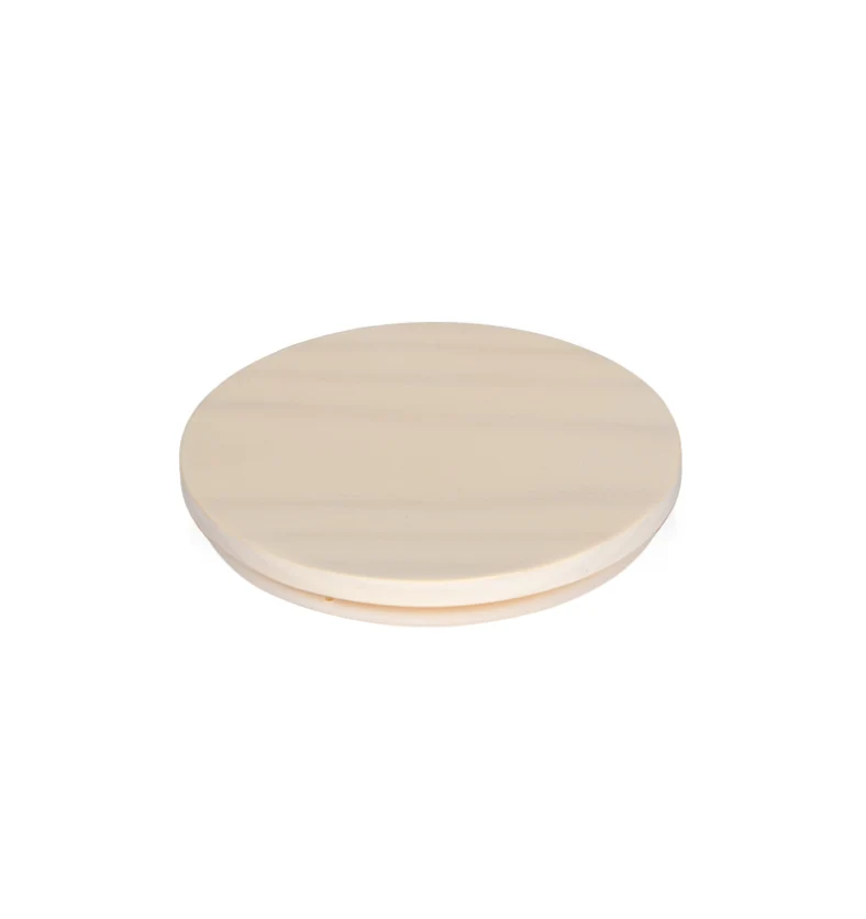 Lid - 4" LUX Wood - 12pk