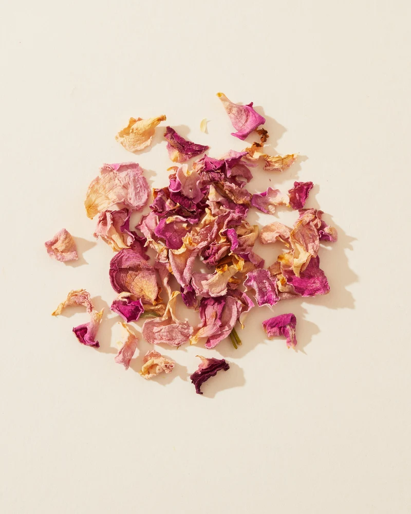 rosebuds & pink petals