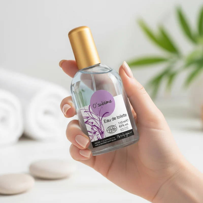 Eau de Toilette O'SUBLIME – Bergamote, Rose & Vanille – 100% Naturelle – Certifiée ECOCERT – 110ml – BIO4YOU
