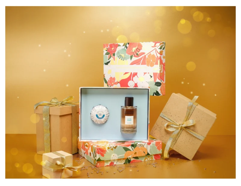 Coffret VANILLE MONOÏ – Eau de Parfum 100ml + Savon Parfumé 70g – 90% Naturel – LES SENTEURS GOURMANDES