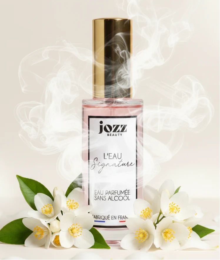 Eau Parfumée EAU SIGNATURE Sans Alcool – Néroli, Jasmin & Musc – Florale & Lumineuse – 50ml – JOZZ BEAUTY
