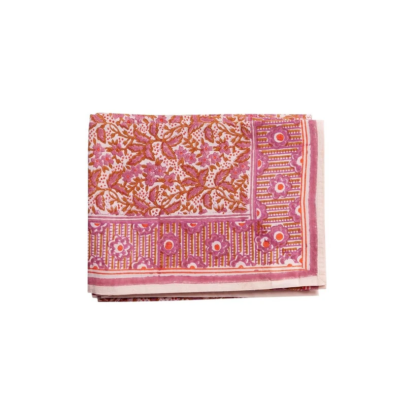 Nappe à fleurs mauve