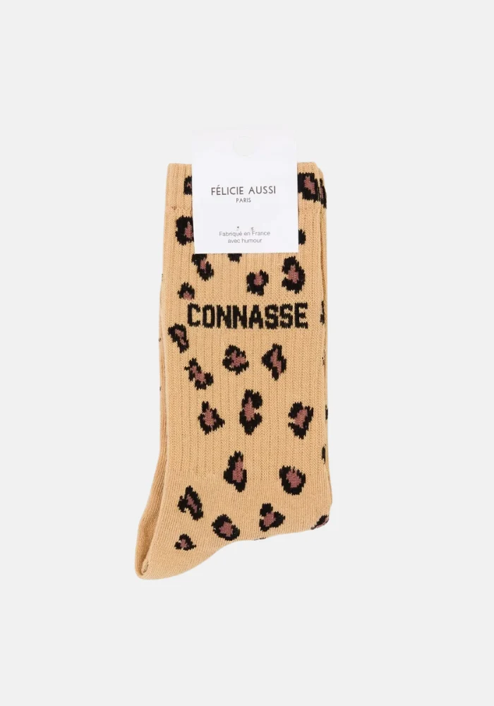 Chaussettes Connasse Motif Léopard