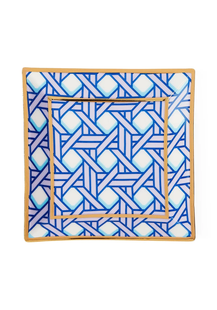 Vide-Poches Basketweave Carré