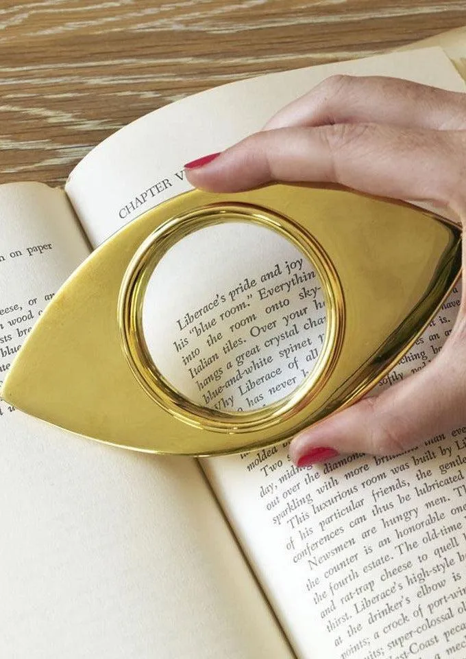 Loupe "Oeil" Dorée