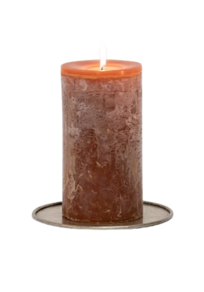 Coupelle Bougie Martelée Bronze Large