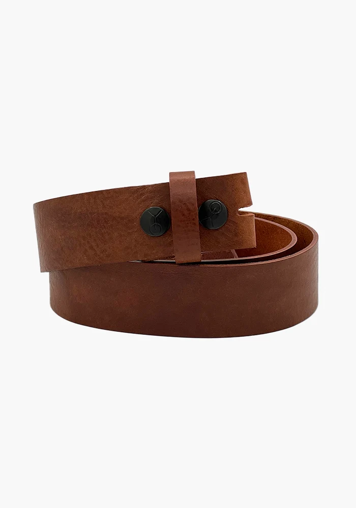 Tige De Ceinture Cuir Preto Brown