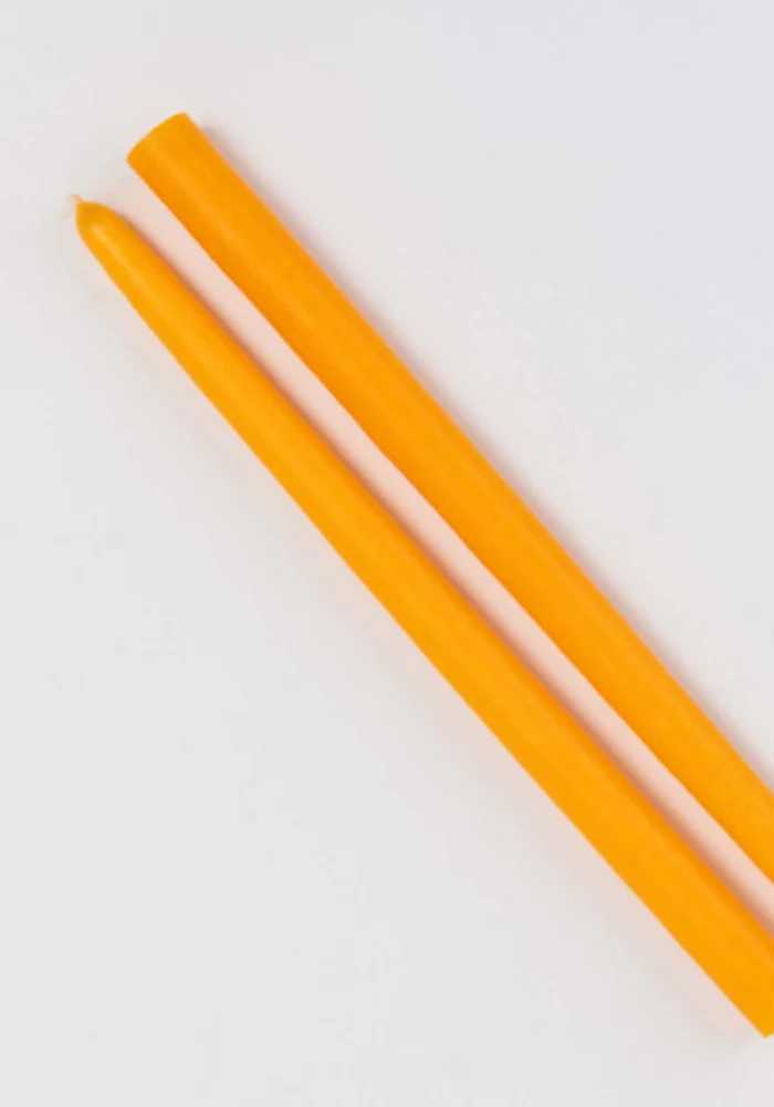 Duo De Cierges Orange