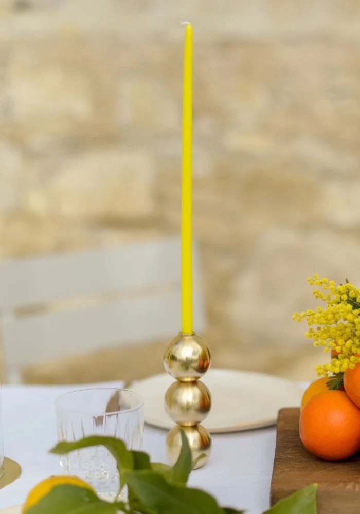 Bougeoir Sphère Pour Bougies Fines