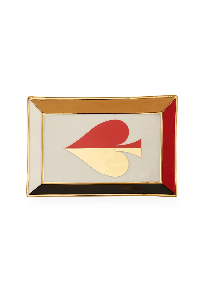 Vide Poche Rectangle Dealer's Choice Pique