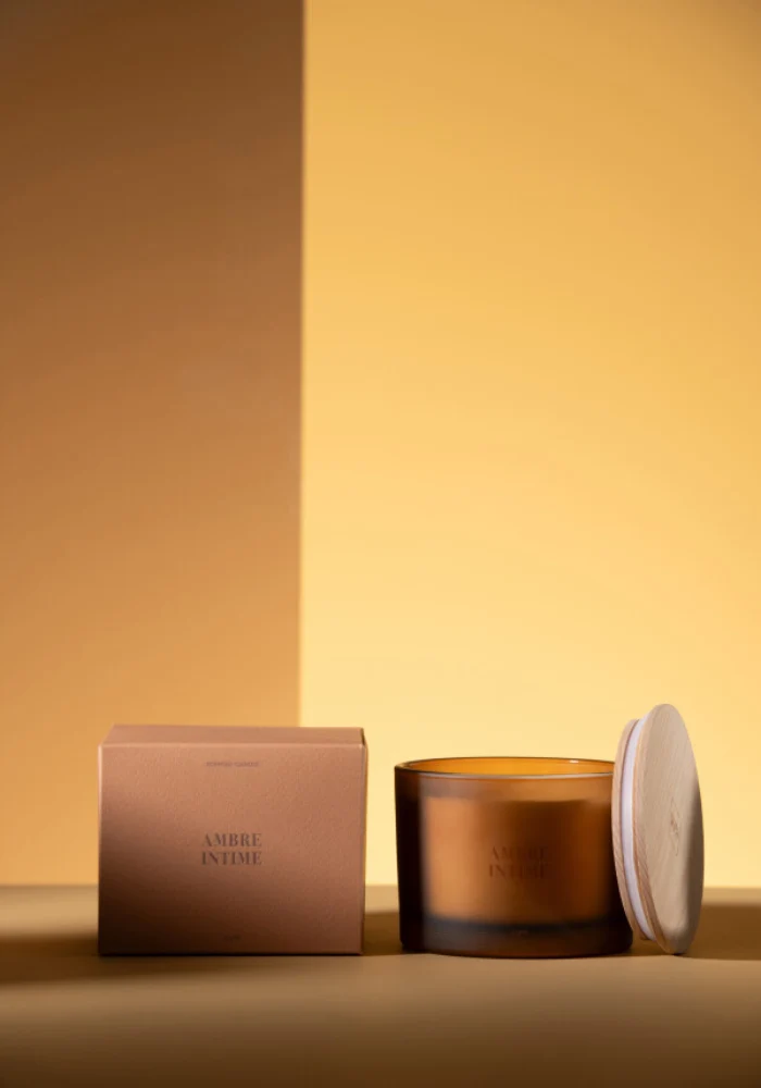 Bougie 28h Ambre Intime