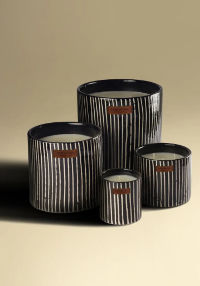 Bougie Zèbre Mandarine Majorelle S