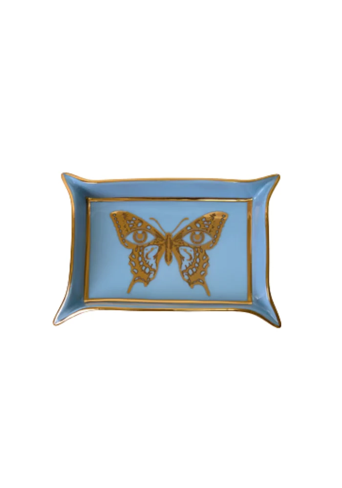 Vide-Poches En Porcelaine Mariposa Valet