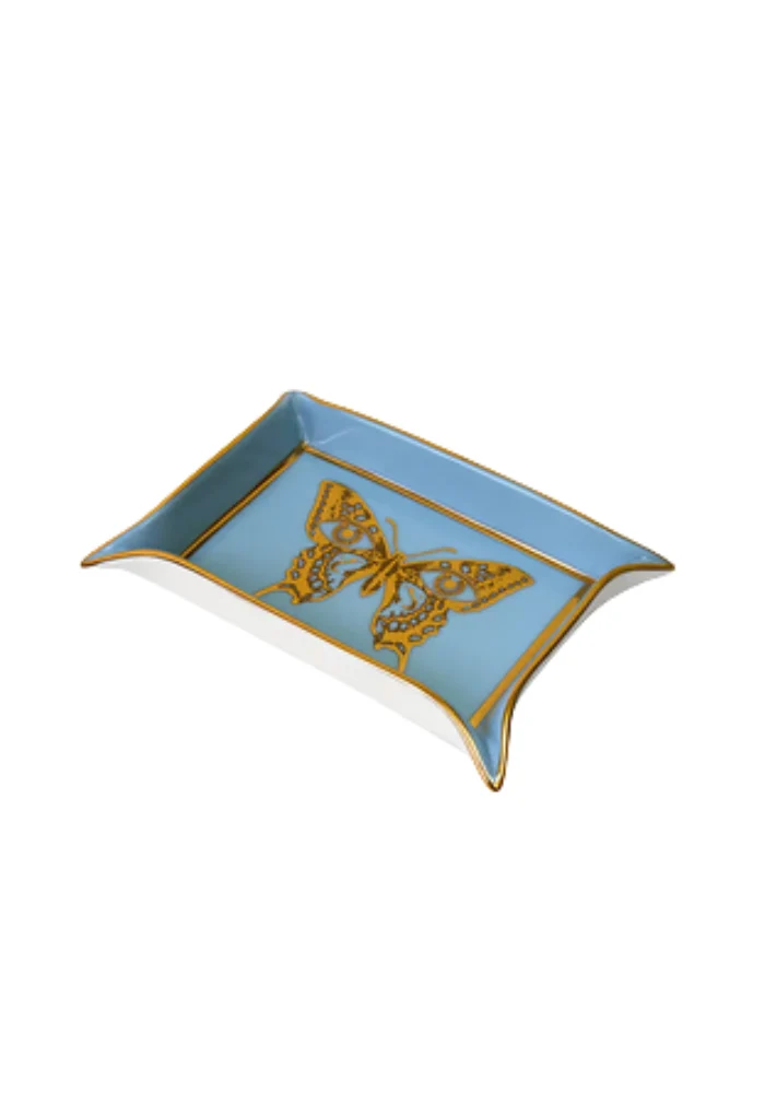 Vide-Poches En Porcelaine Mariposa Valet