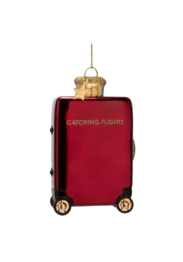 Décoration À Suspendre Valise Bordeaux