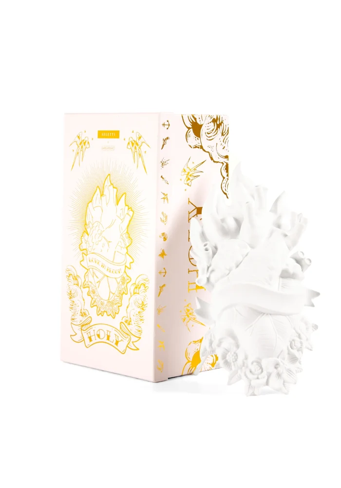 Vase Coeur Holy Love In Bloom Porcelaine