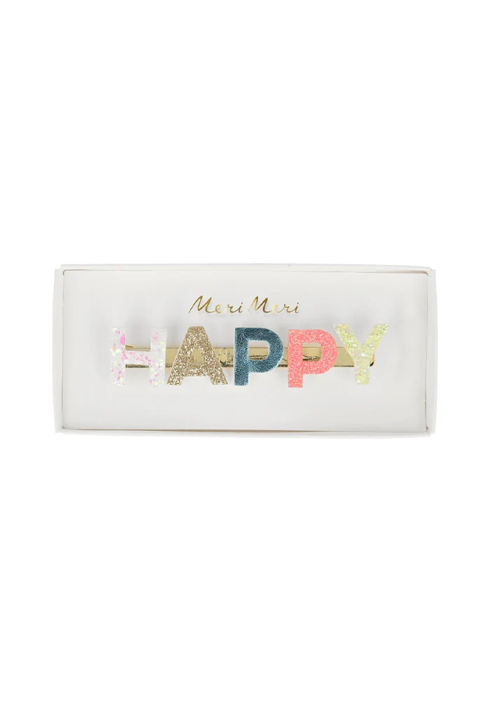 Barrette Longue Message Happy