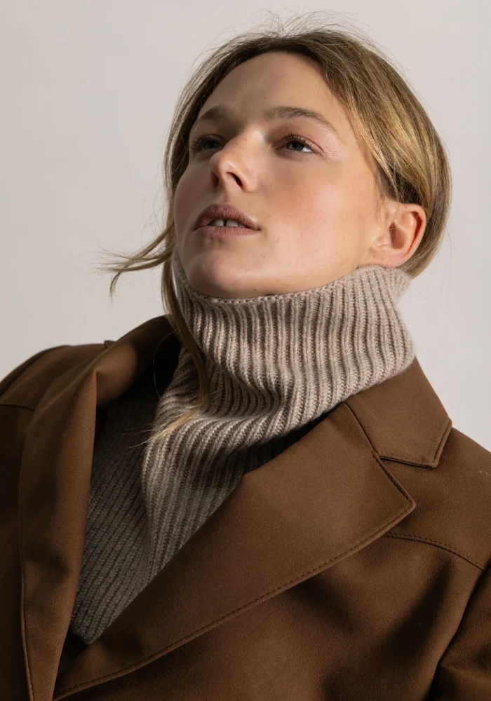 Col Cachemire Beige