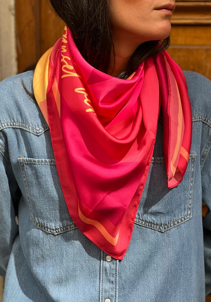 Foulard Jaipur Sunset - Édition Limitée