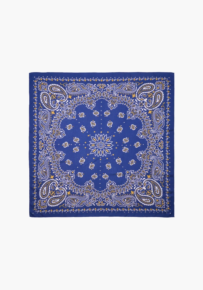 Foulard Paisley Bleu Medium