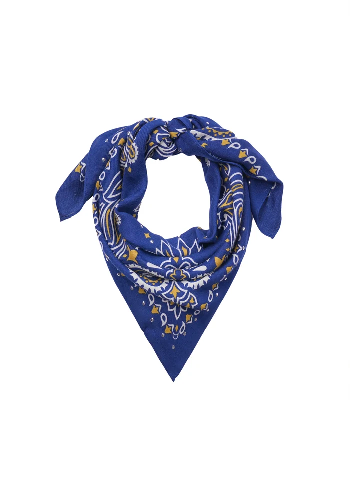 Foulard Paisley Bleu Medium