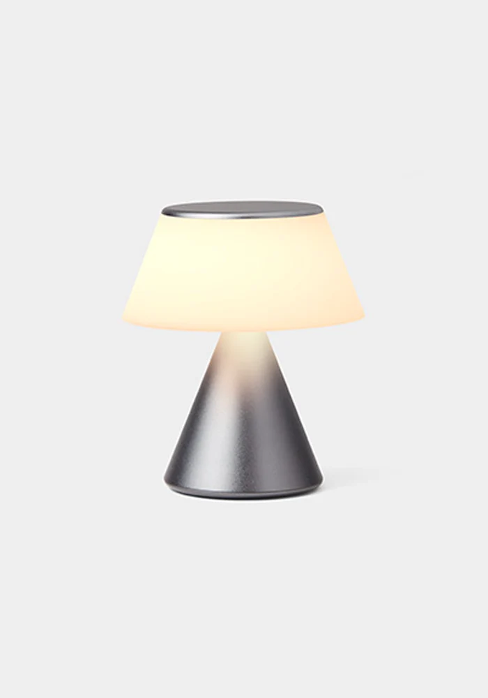 Lampe Luma M Gris Métallique