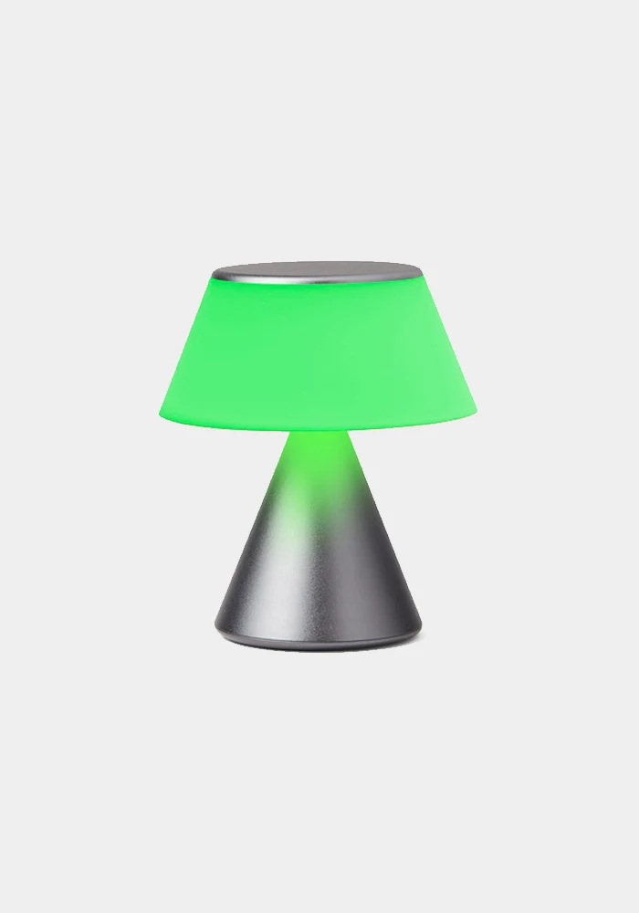 Lampe Luma M Gris Métallique