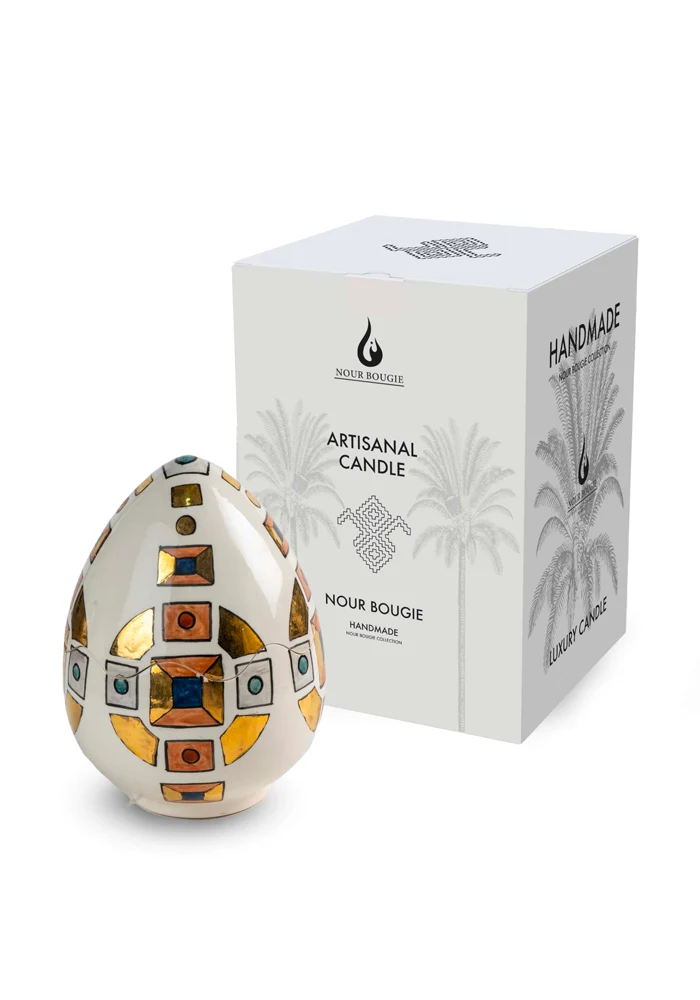 Bougie Cléopatra Oeuf Petit Modèle
