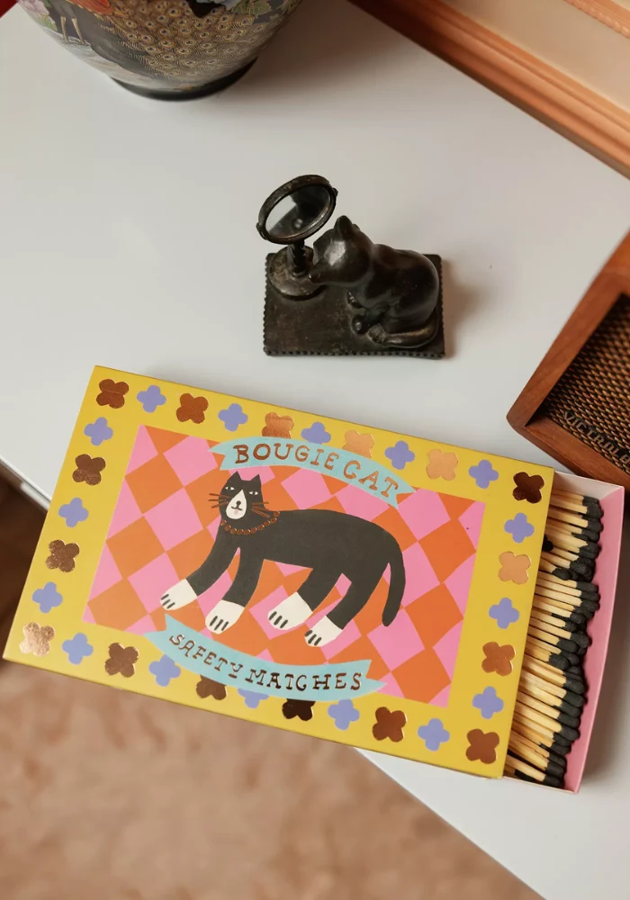 Boîte De 120 Allumettes Bougie Cat