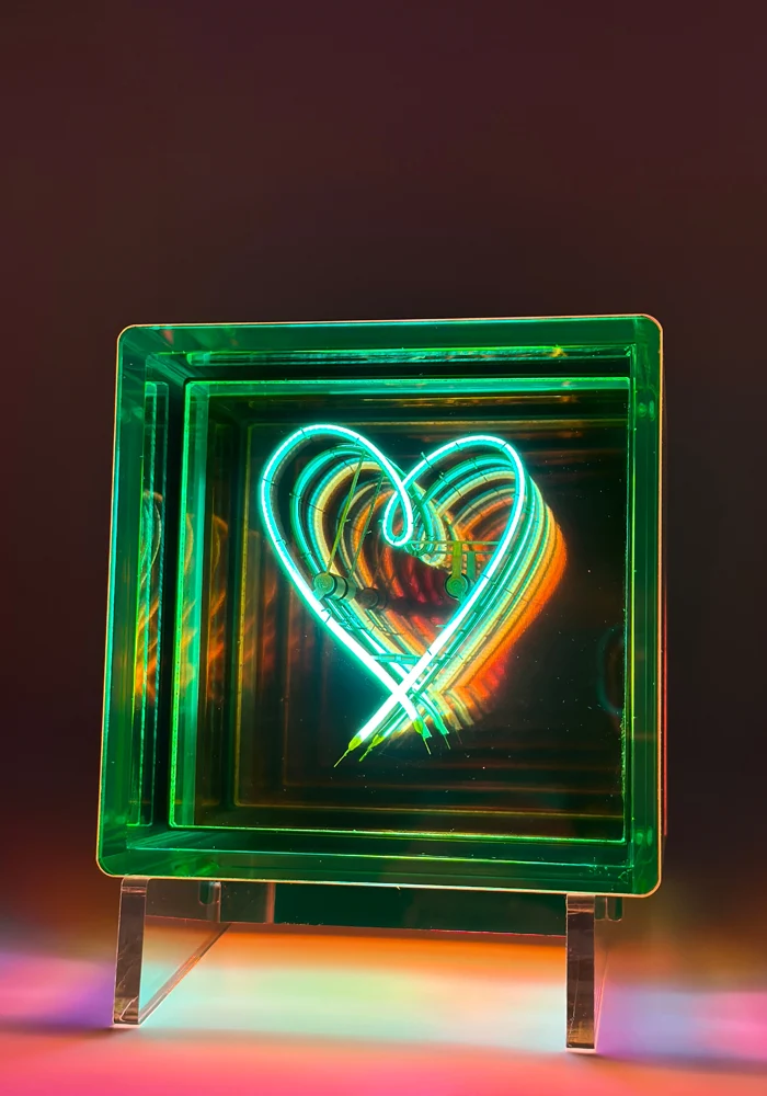 Lampe Cube Heart