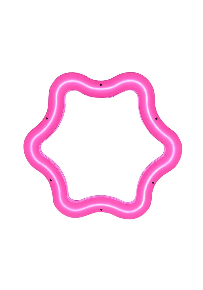 Miroir Supercurve Tiny Flower Rose Et Néon