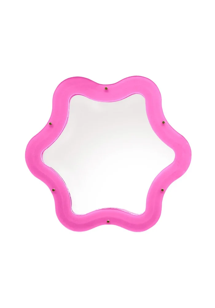 Miroir Supercurve Tiny Flower Rose Et Néon