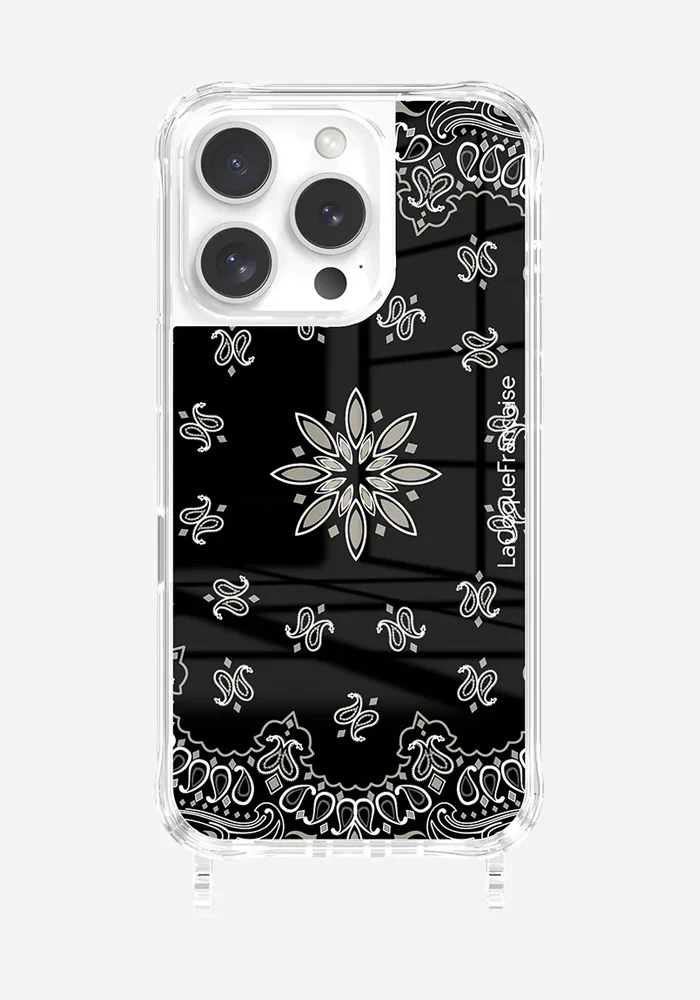 Coque De Téléphone Bandana Noir