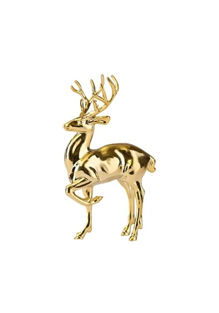 Statuette Shanghai Cerf S Doré