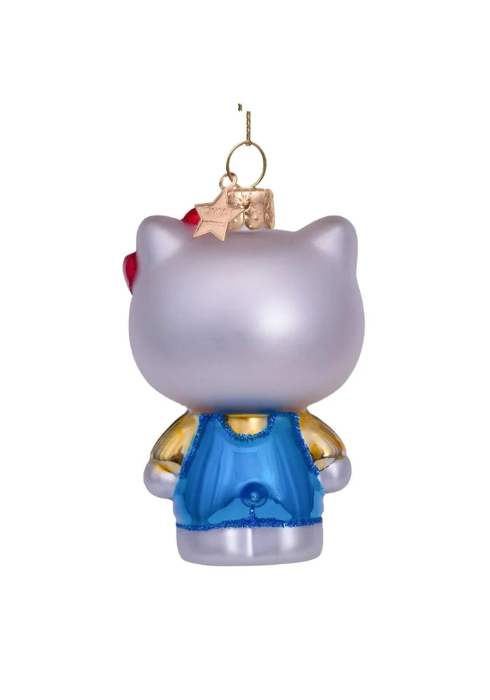 Décoration À Suspendre Hello Kitty Salopette Bleue