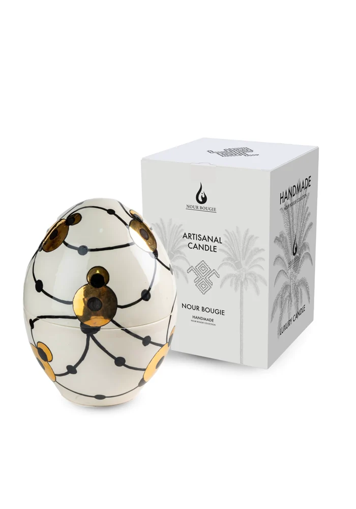 Bougie Iris Oeuf Grand Modèle