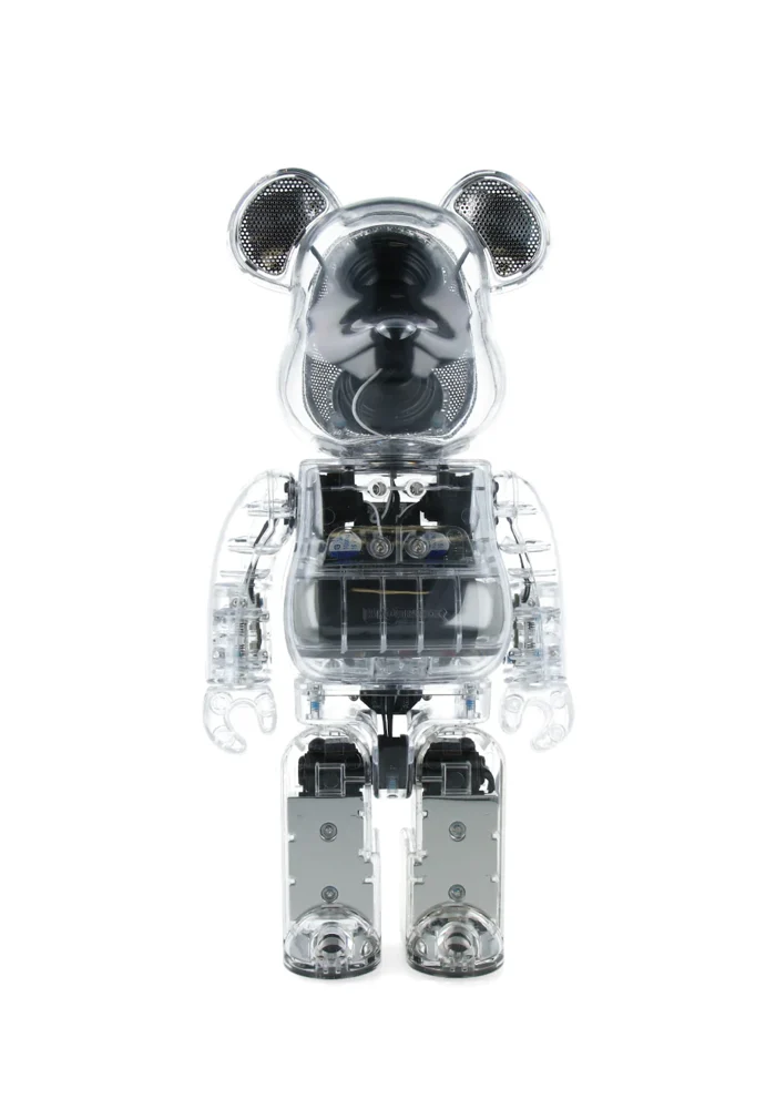 Statue Bearbrick Enceinte Clear Rinaro
