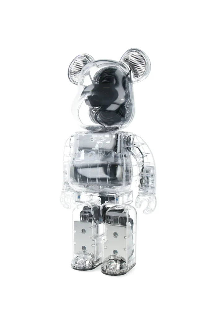 Statue Bearbrick Enceinte Clear Rinaro