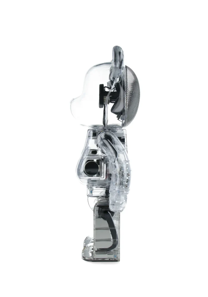 Statue Bearbrick Enceinte Clear Rinaro